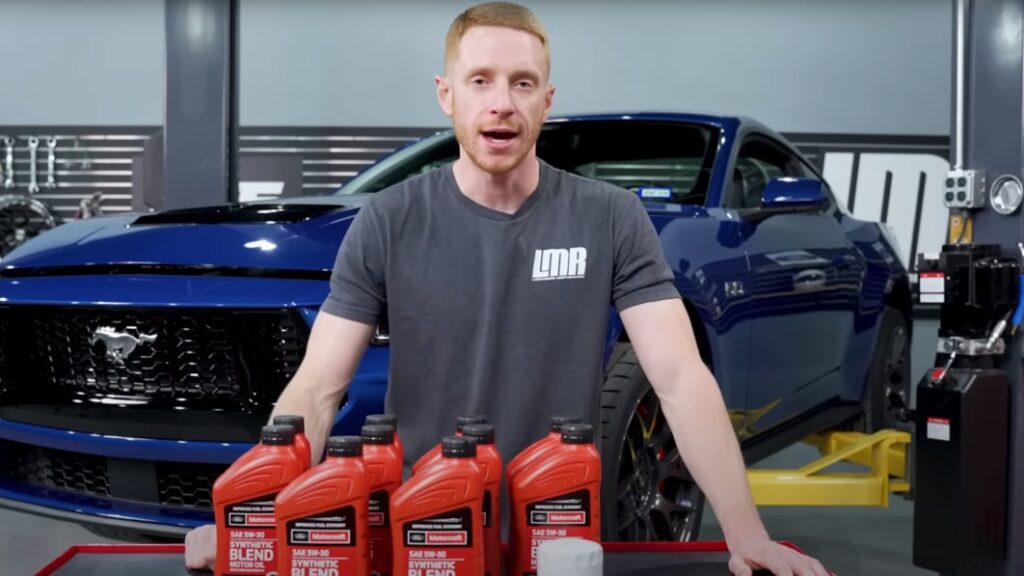 2024 Ford Mustang oil change adds a few extra steps