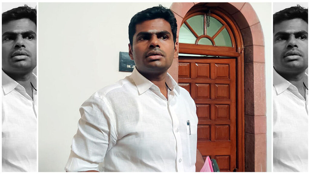 File image of Tamil Nadu BJP chief K. Annamalai