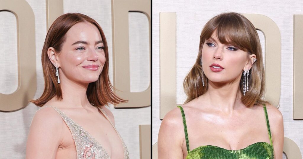 Emma Stone Jokingly Calls Taylor Swift 'Asshole' After Golden Globes