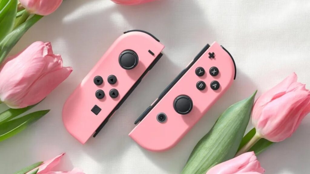 How to Pre-Order the New Princess Peach Pastel Pink Nintendo Switch Joy-Cons