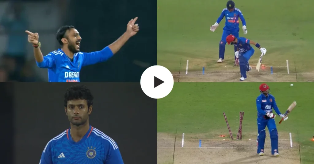 IND vs AFG [WATCH]: Axar Patel, Shivam Dube weave magic in Indore by dismissing Afghan batters with exquisite deliveries