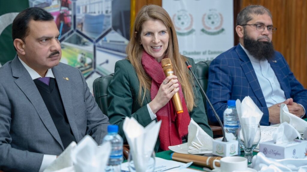 Jane Marriott, had recently visited Mirpur in Pakistan-occupied Kashmir