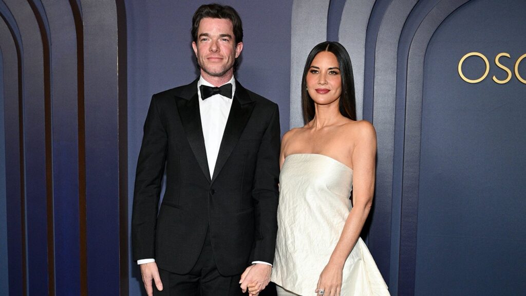 John Mulaney and Olivia Munn Make Red Carpet Debut at 2024 Governors Awards