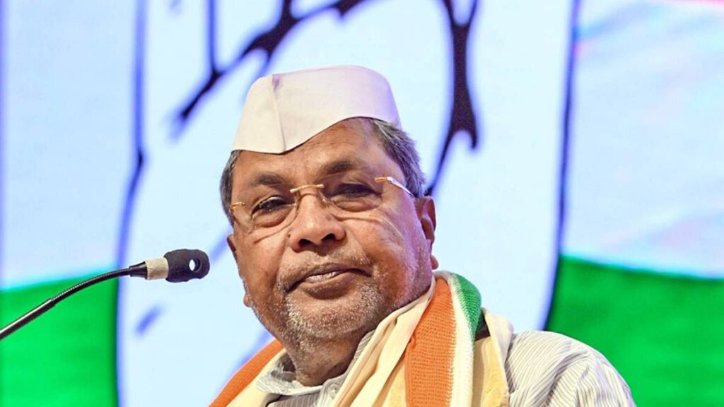 Karnataka Chief Minister Siddaramaiah