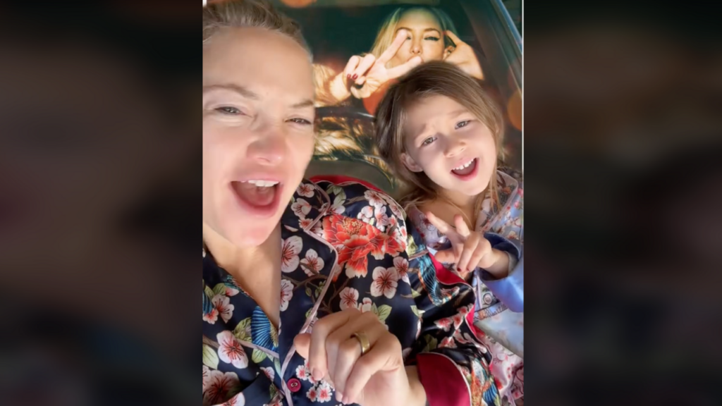 Kate Hudson and Her Daughter Rani Jam out to Her Upcoming New Single 'Talk About Love'