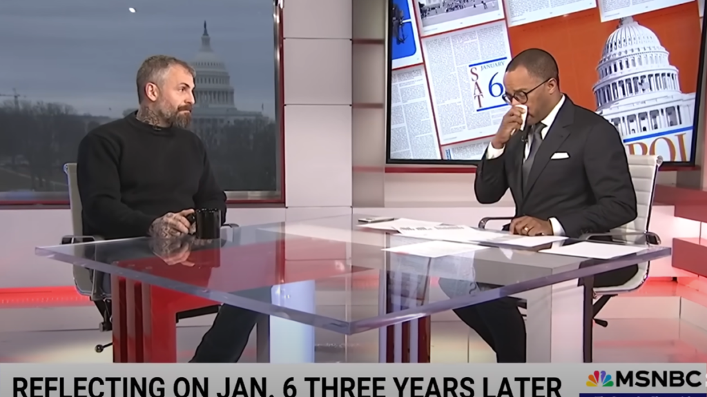 MSNBC Host Jonathan Capehart Starts Crying About January 6th