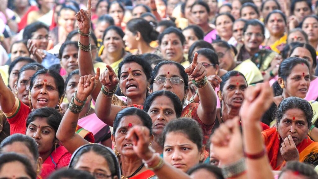 Maharashtra anganwadi workers’ strike: 46 days of asking for more