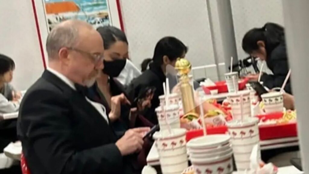 Paul Giamatti Dines At In-N-Out To Celebrate Golden Globes Win