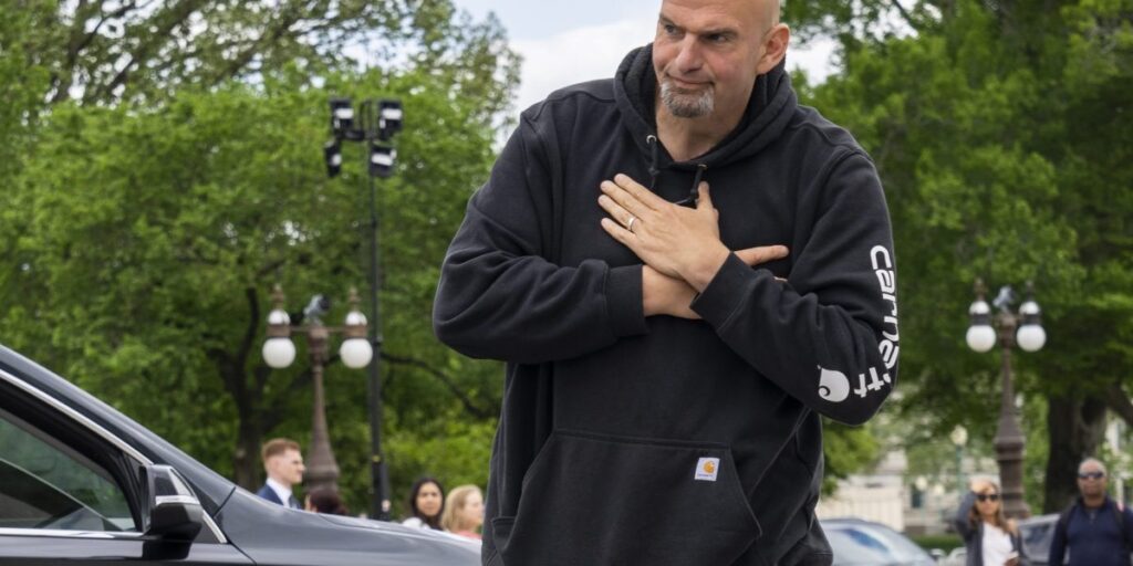 Pennsylvania Senator John Fetterman says he thought depression treatment would be 'end of my career'