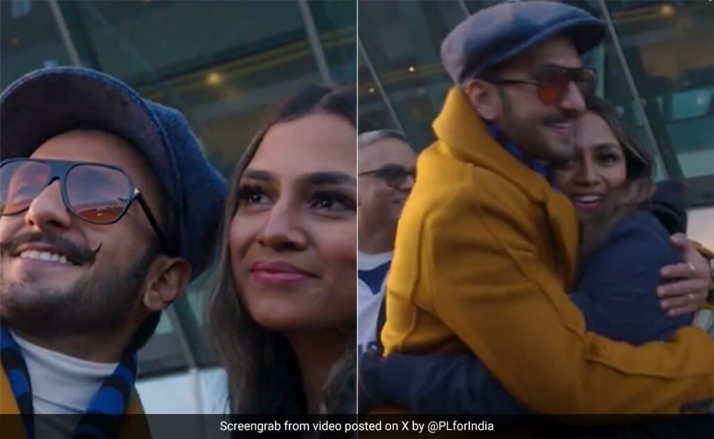 Video: Ranveer Singh Surprises Tottenham Hotspur Fan In London, Dances With Her