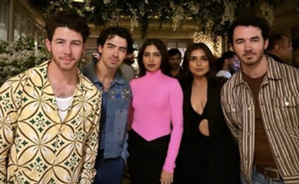 The One Where Bhumi Pednekar Posed With Nick Jonas And His Brothers