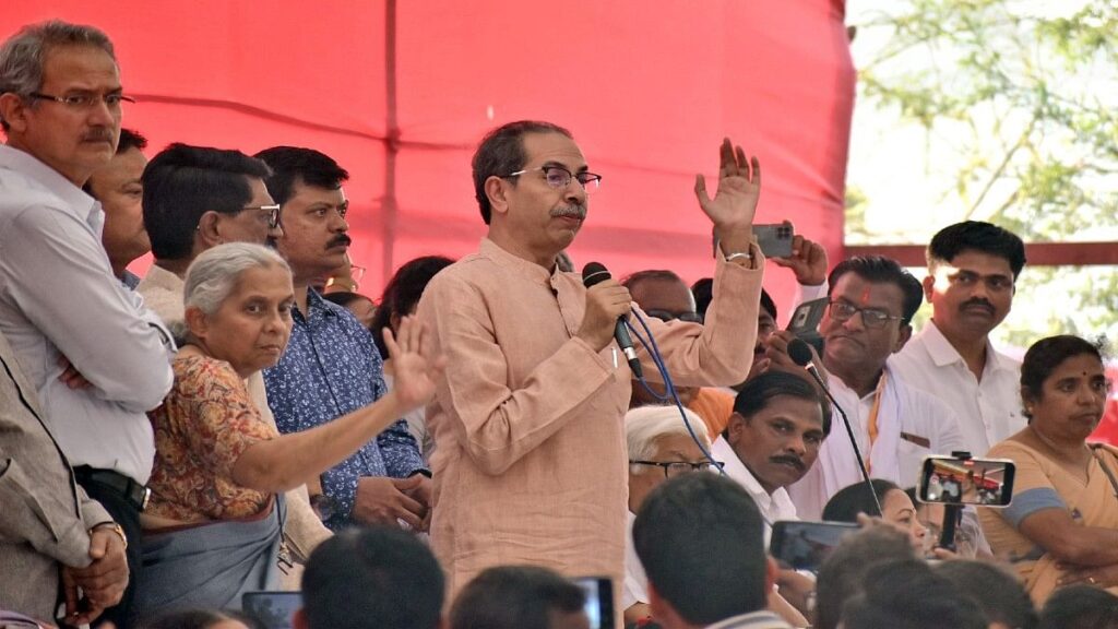 Shiv Sena (UBT) chief Uddhav Thackeray in Mumbai