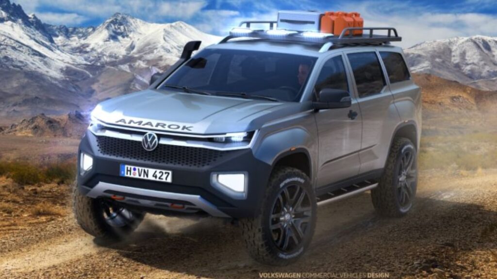 VW shows the Amarok-based body-on-frame SUV it never built