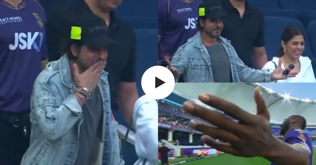 WATCH: Andre Russell’s epic recreation of Shah Rukh Khan’s iconic pose steals the show at ILT20 2024