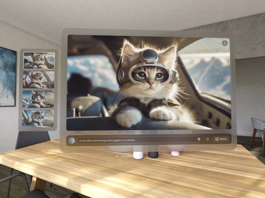 Adobe takes Firefly GenAI creator tools to Apple Vision Pro
