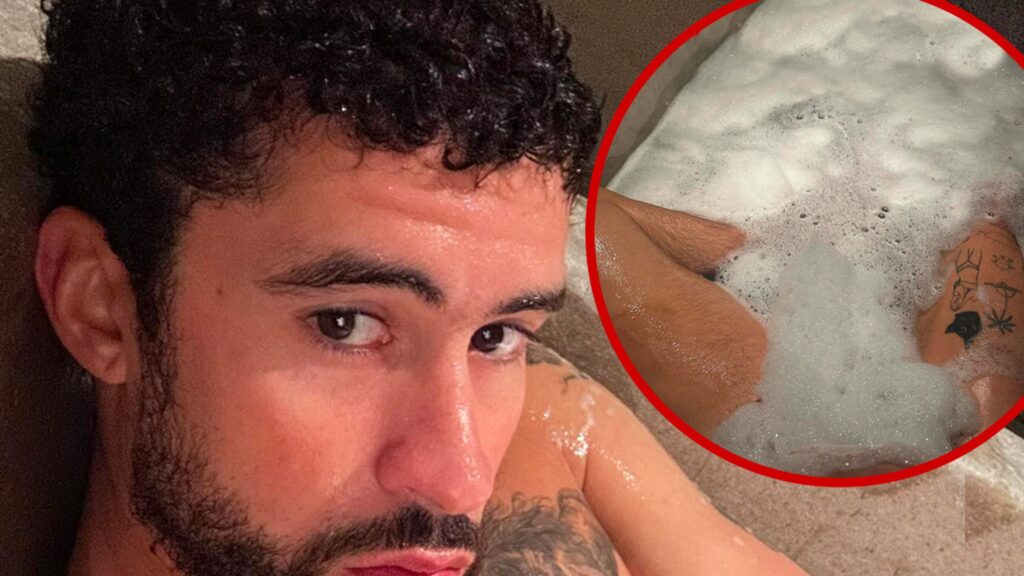 Bad Bunny Posts Nude Photos From Bubble Bath, Shows Off Crotch