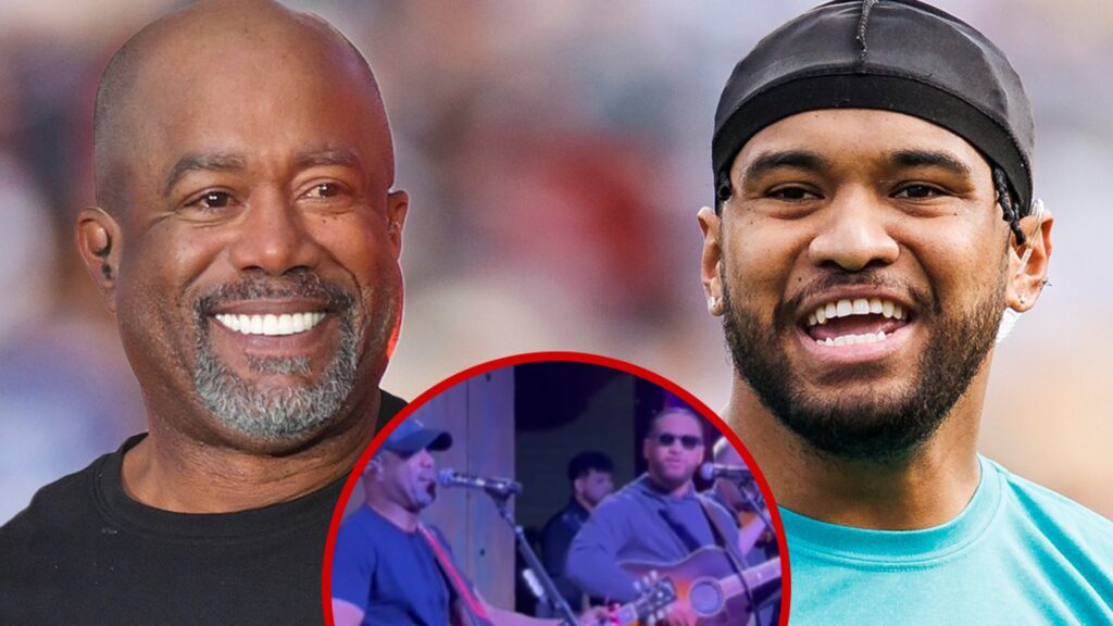 Darius Rucker Jams with Tua Tagovailoa in Las Vegas Ahead of Super Bowl