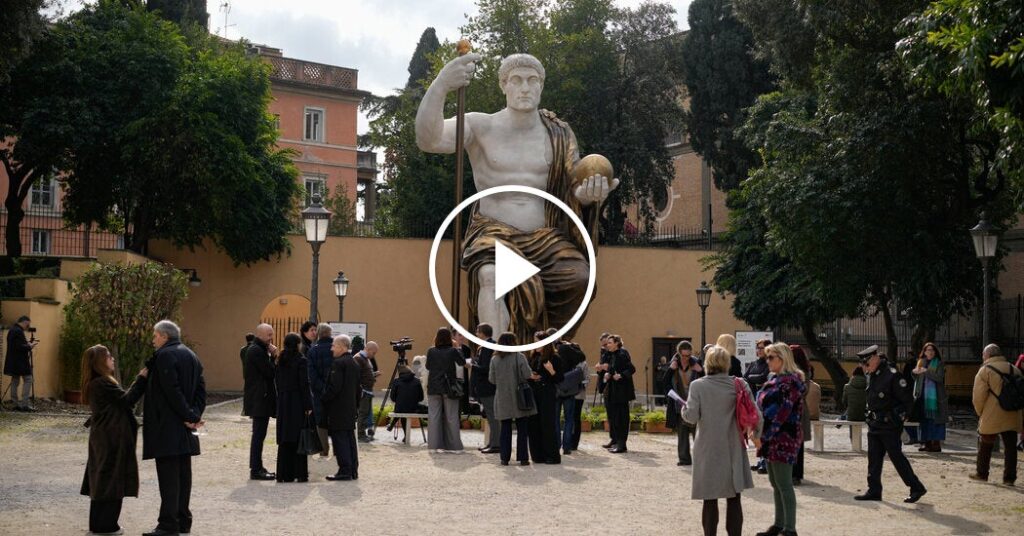 Digital Art Group Reconstructs a 43-Foot Ancient Roman Statue