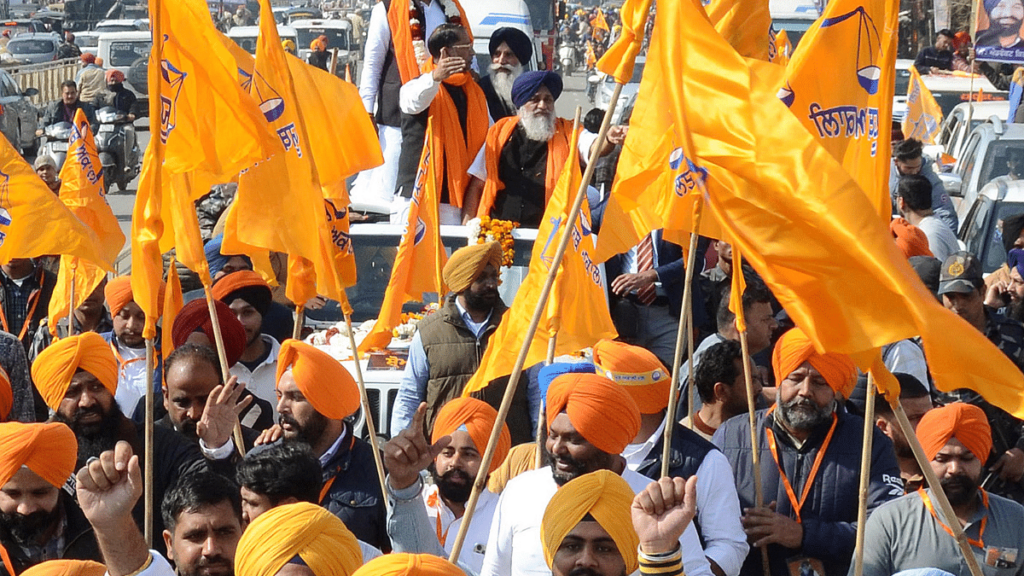 Shiromani Akali Dal (SAD) president Sukhbir Singh Badal during the party