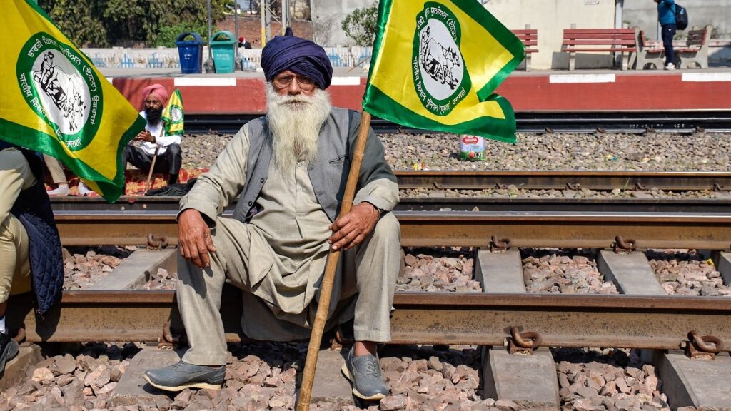 farmers protest