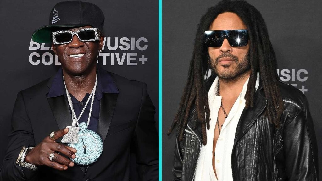 Flavor Flav Recalls Lenny Kravitz Crying When They Met -- Relive the Moment (Exclusive)