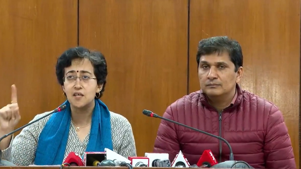 Freezing Congress's bank accounts a conspiracy by BJP to rig elections, say AAP leaders Atishi and Sourabh Bharadwaj