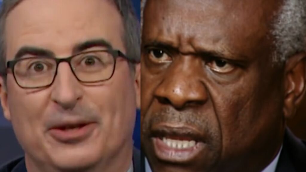 Liberal Comedian John Oliver Offers Clarence Thomas $1 Million Per Year To 'Get The F*** Off The Supreme Court'