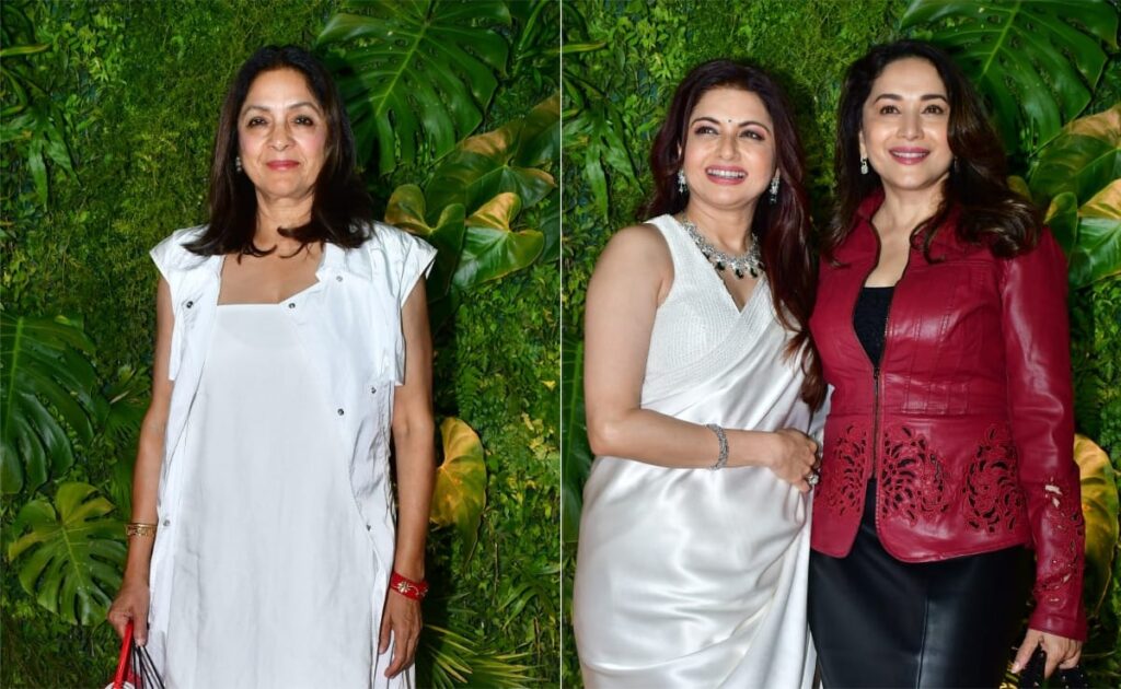 Madhuri Dixit, Neena Gupta And Other Celebs At Bhagyashree's Birthday Party