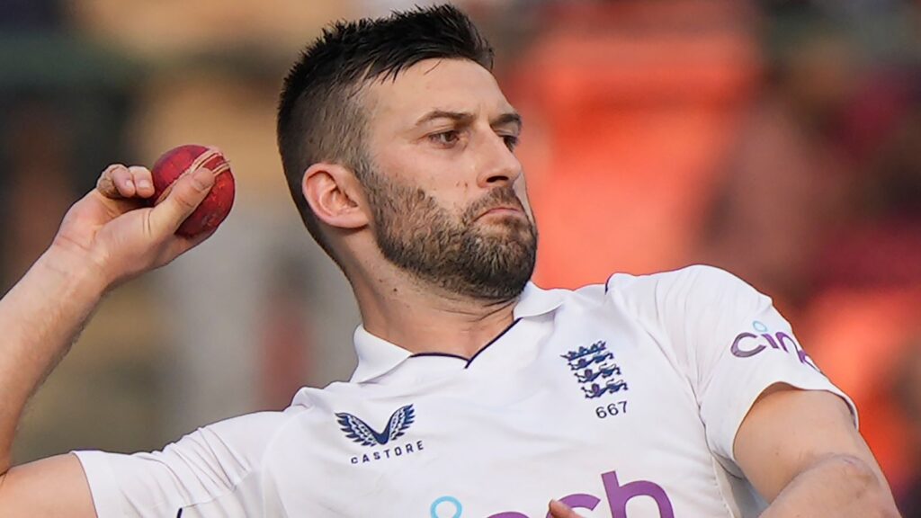 England's Mark Wood (Associated Press)