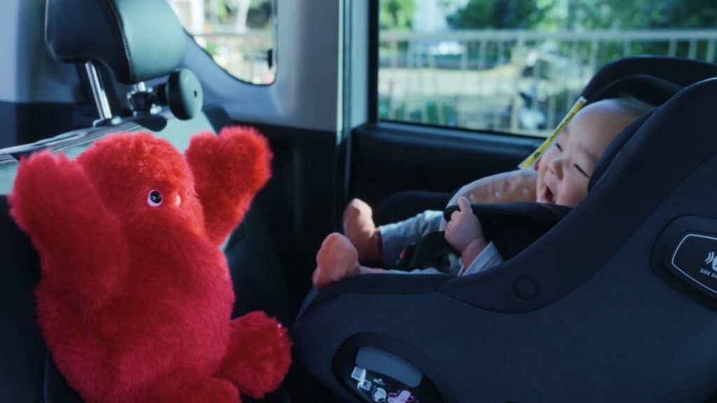 Nissan's interactive puppet entertains fussy so parents can drive