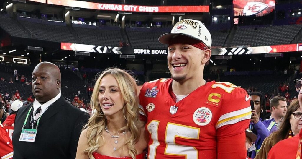 Patrick and Brittany Mahomes Attend 2024 Super Bowl Parade