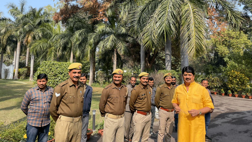 File photo of seven-time MLA Raghuraj Pratap Singh, better known as Raja Bhaiya