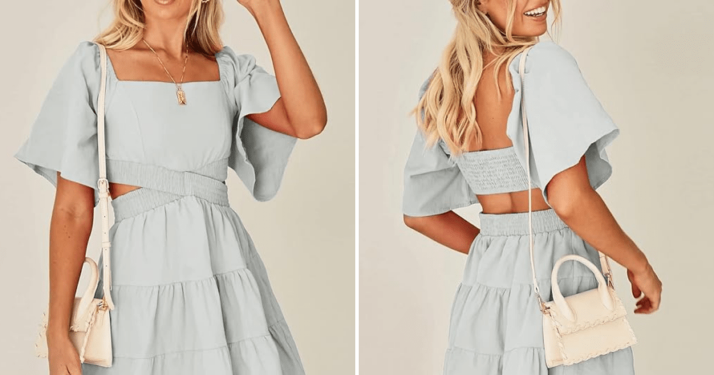 Rock This Airy Little Mini Dress for a Breezy Early Spring Look