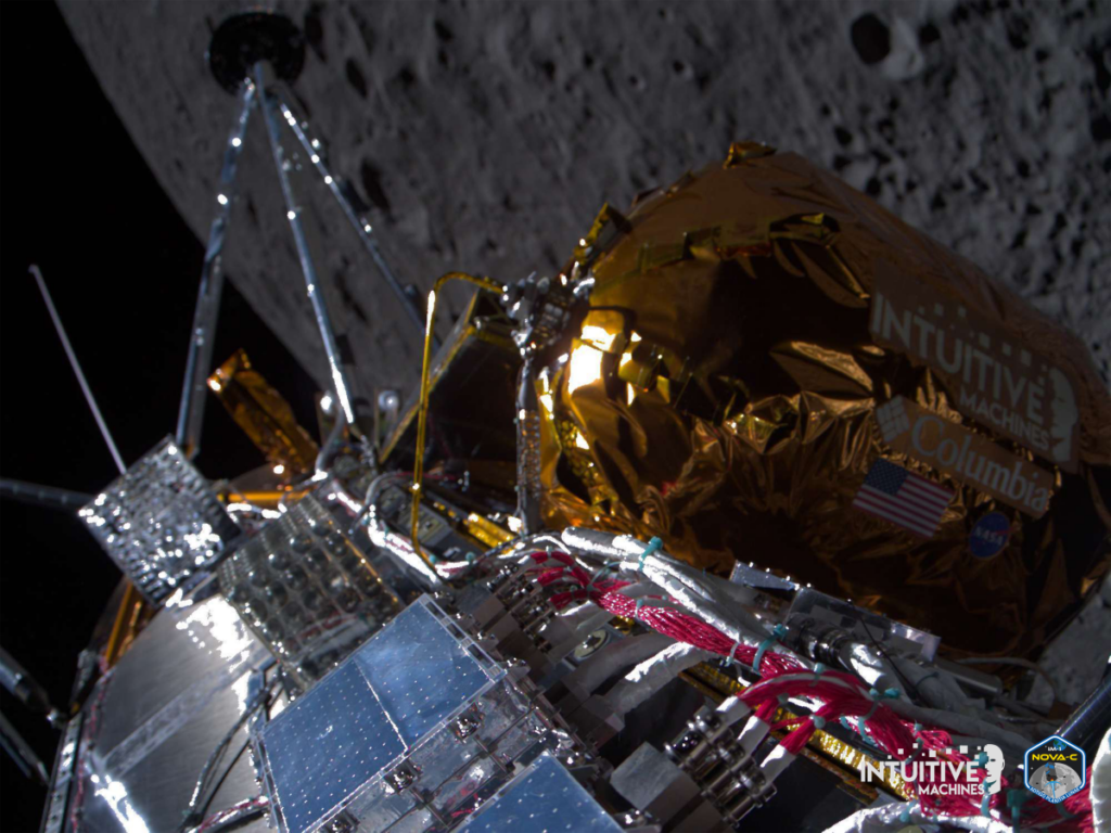 The Odysseus spacecraft has become the first US spacecraft to land on the moon in 50 years