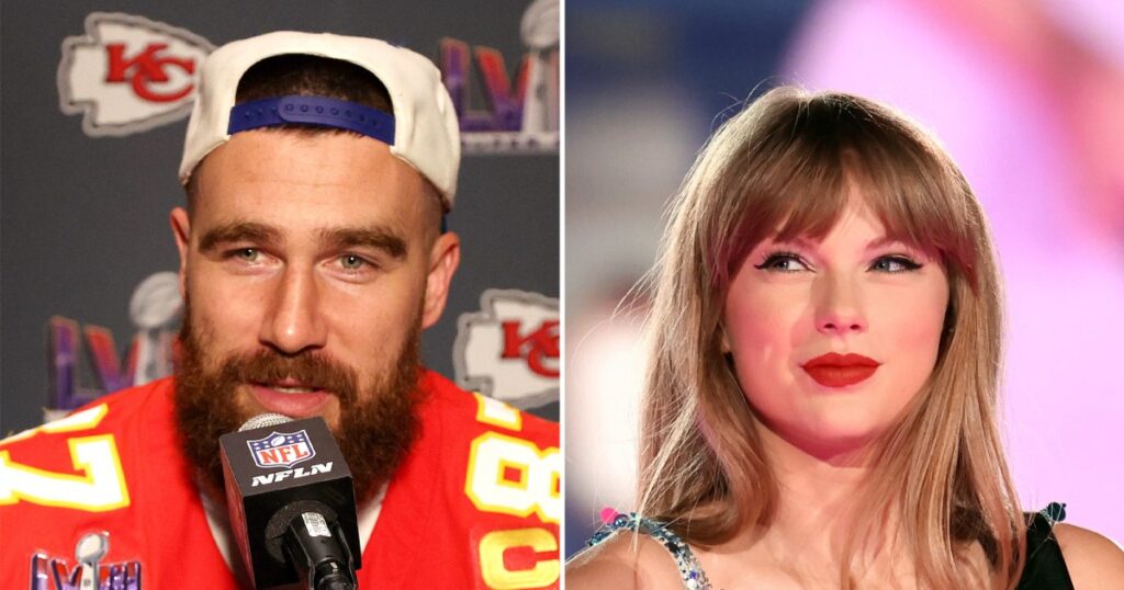 Travis Kelce's Super Bowl Press Conference Quotes About Taylor Swift