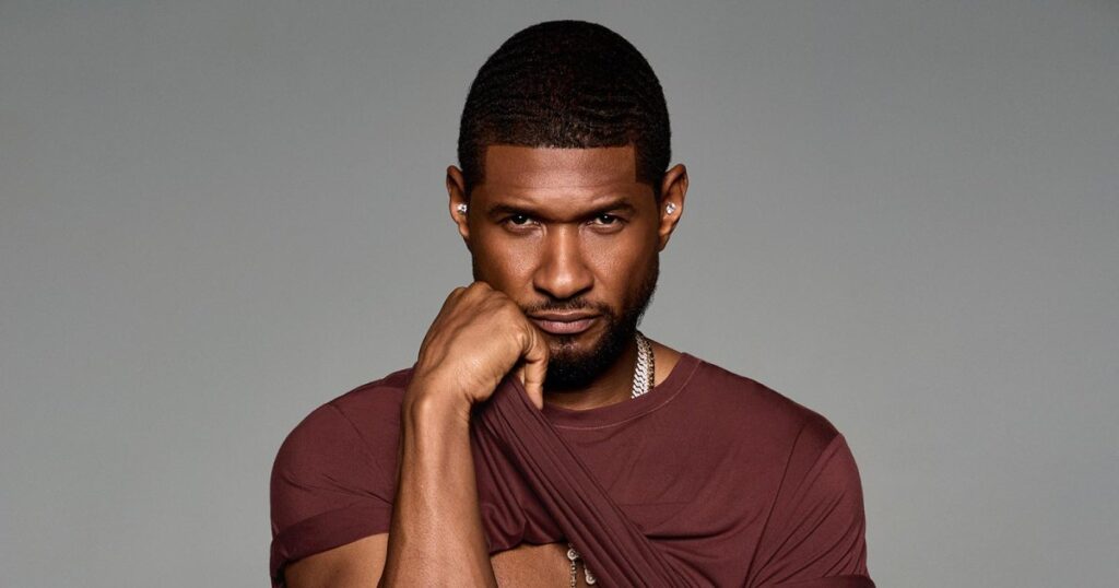 Usher Shows Off His Abs in New Skims Underwear Campaign