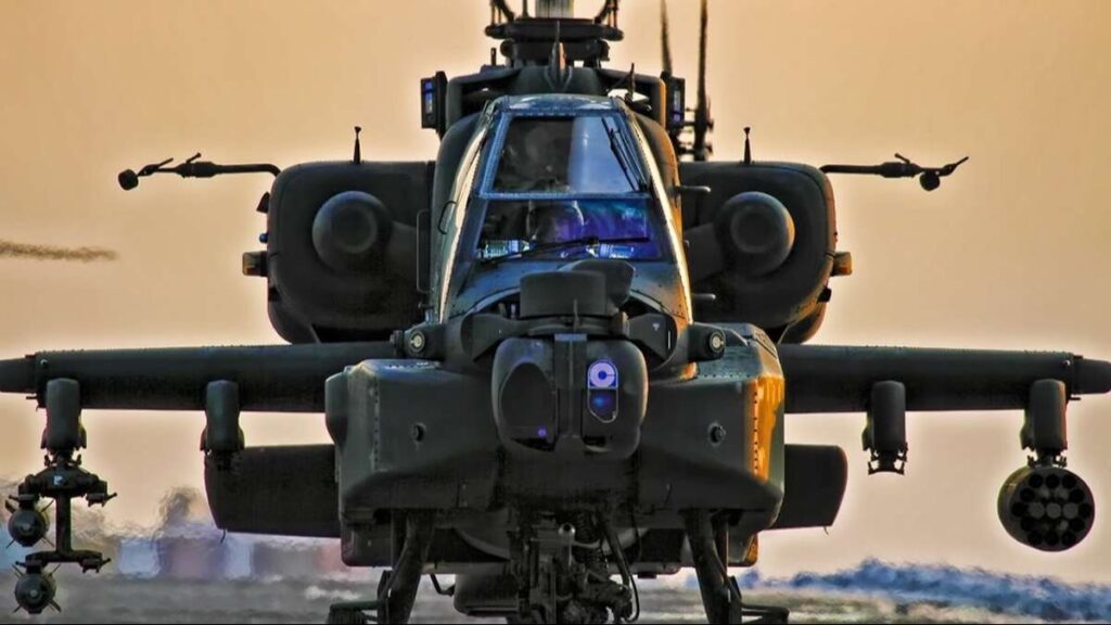 Indian Army Apache Helicopter Jodhpur near Pakistan border