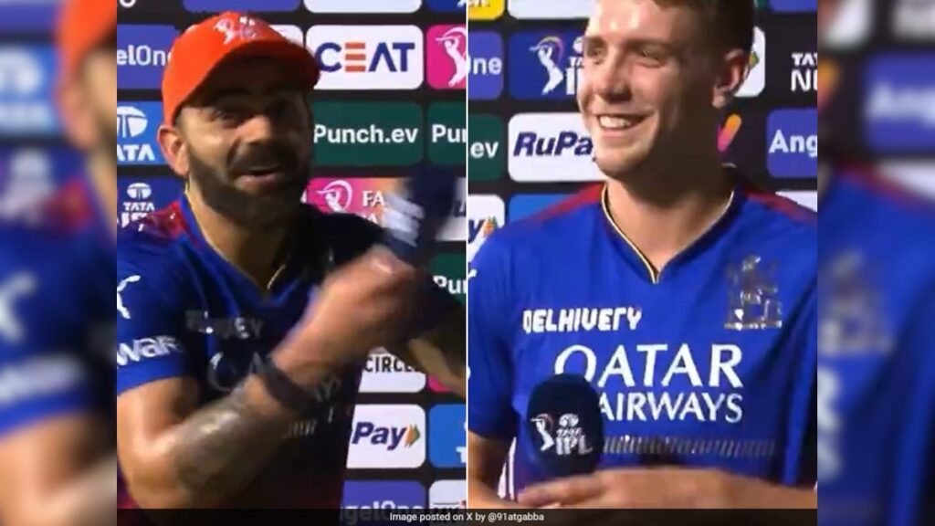 Cameron Green Funnily Shoos Away Virat Kohli During Mid-Innings Presentation. Watch