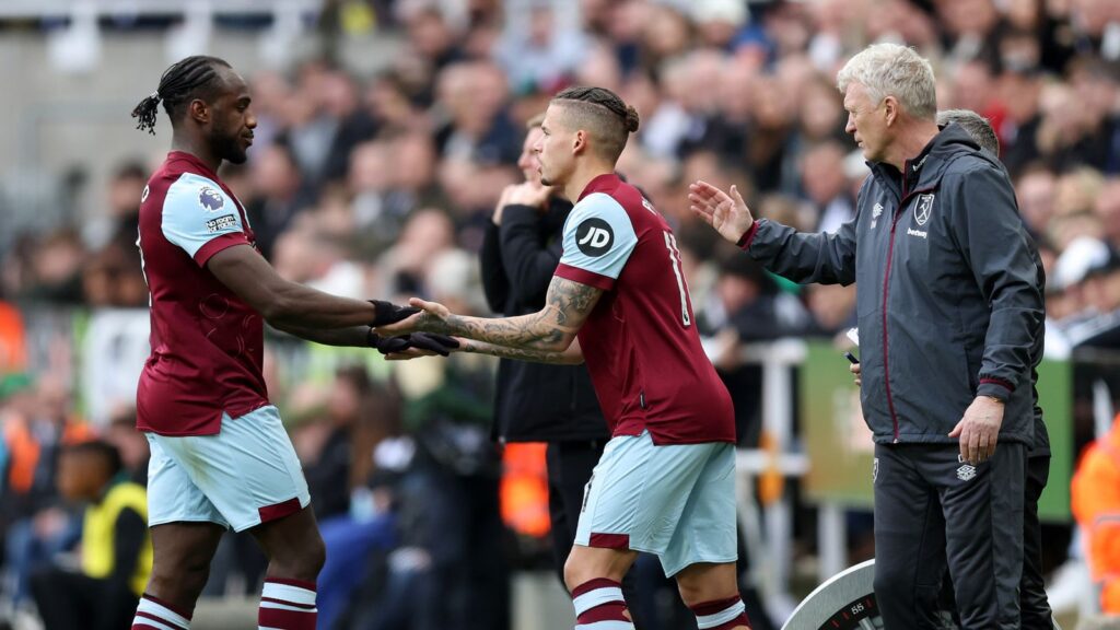 Kalvin Phillips was subbed on with West Ham 3-1 up, they lost 4-3