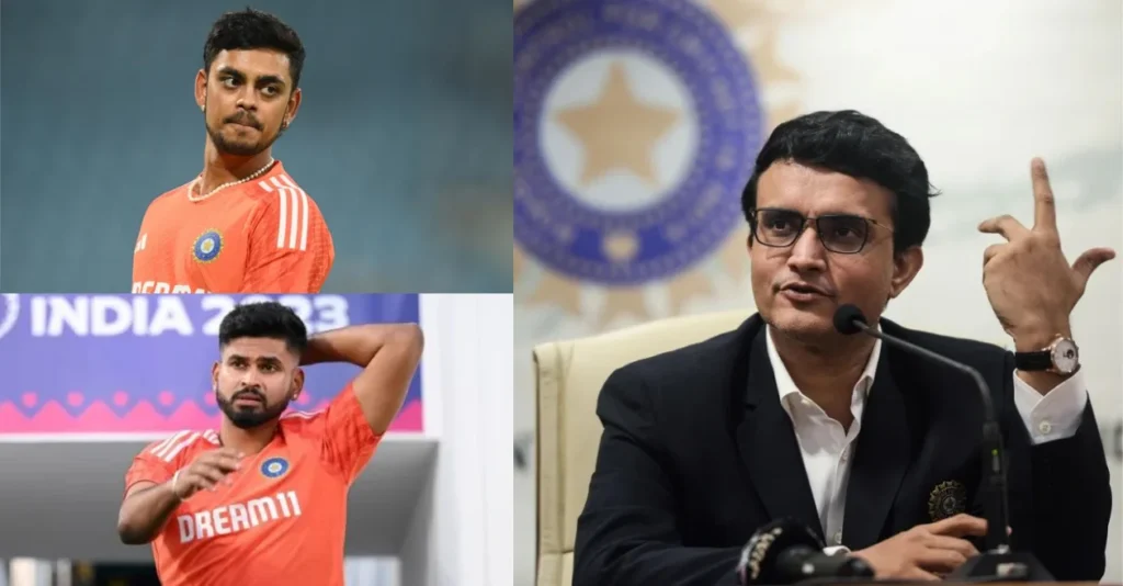 Former BCCI president Sourav Ganguly reacts to Ishan Kishan and Shreyas Iyer’s contract termination