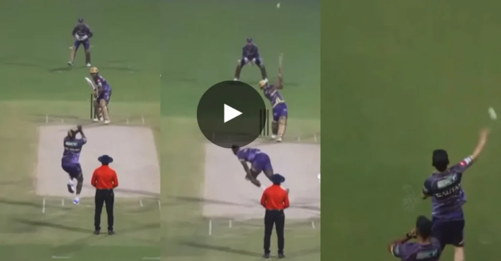 IPL 2024 [WATCH]: Manish Pandey smashes Andre Russell for a spectacular six; the KKR all-rounder gives cheeky response