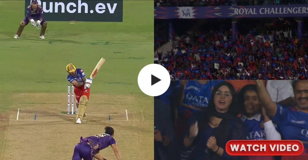 IPL 2024 [WATCH]: Virat Kohli’s masterful flick six to Mitchell Starc leaves fans awetsruck during RCB vs KKR clash