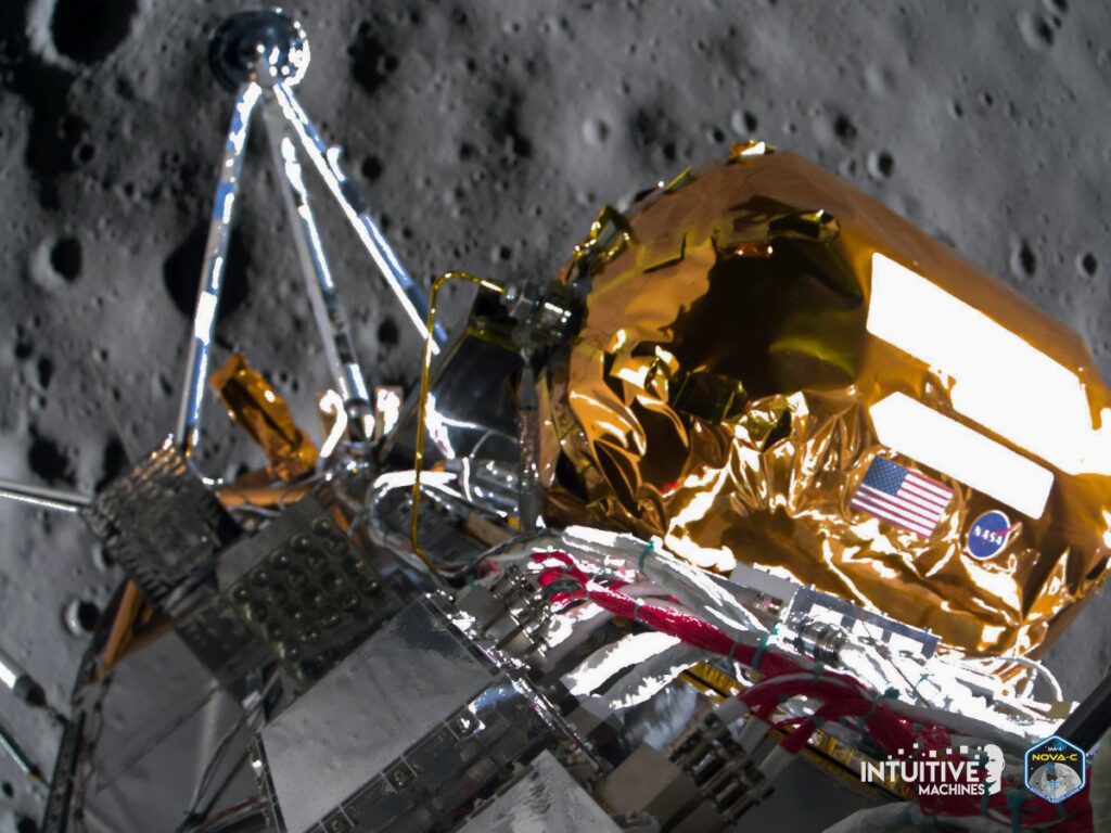 Intuitive Machines' first moon lander also broke ground with safer, cheaper rocket-style propulsion