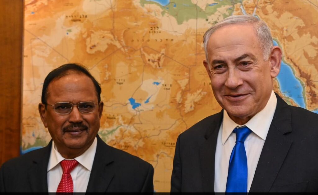 Israeli PM Benjamin Netanyahu Meets NSA Ajit Doval, Updates Him On Gaza Situation