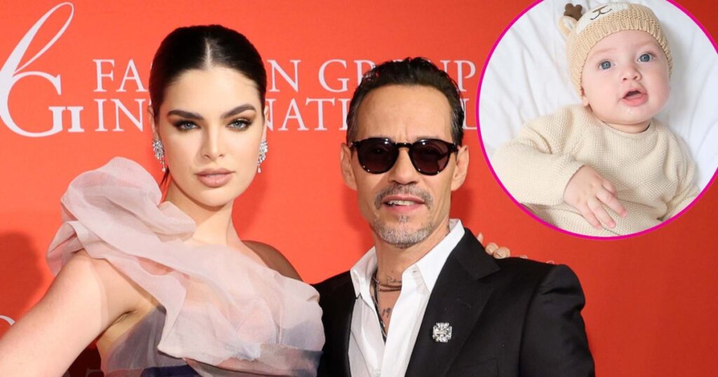 Marc Anthony and Wife Nadia Ferreira Share 1st Photo of Son's Face