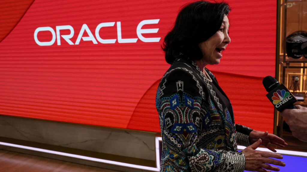 Oracle stock surges 12% and heads for record close