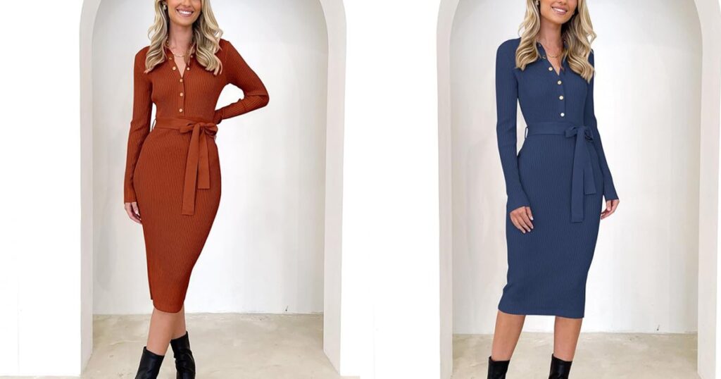 This Amazon Transitional Sweater Dress Is Both Stylish and Comfy