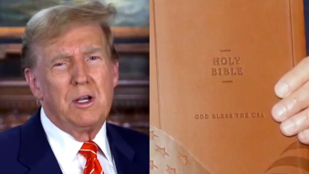 Trump Launches 'God Bless The USA' Bibles With Country Music Star Lee Greenwood