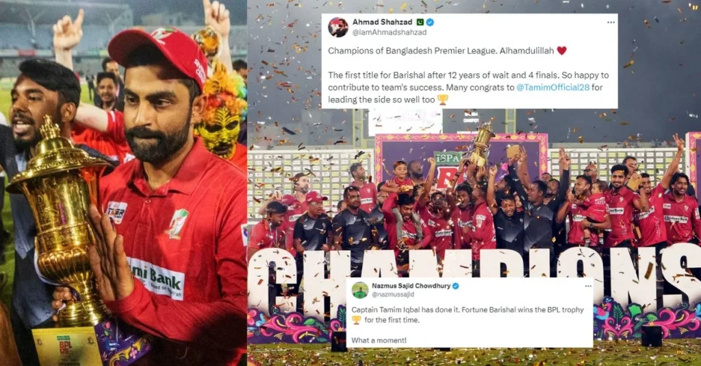 Twitter reactions: Tamim Iqbal’s Fortune Barishal clinches their first-ever BPL title with a victory over Comilla Victorians