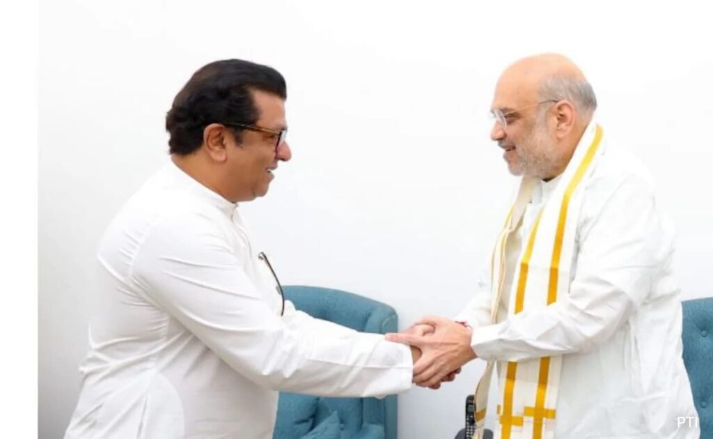 Uddhav Thackeray As Cousin Raj Thackeray Meets Amit Shah